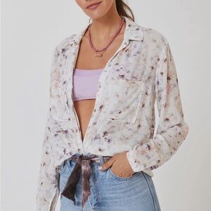 Cloth & Stone Hipster Floral Shirt